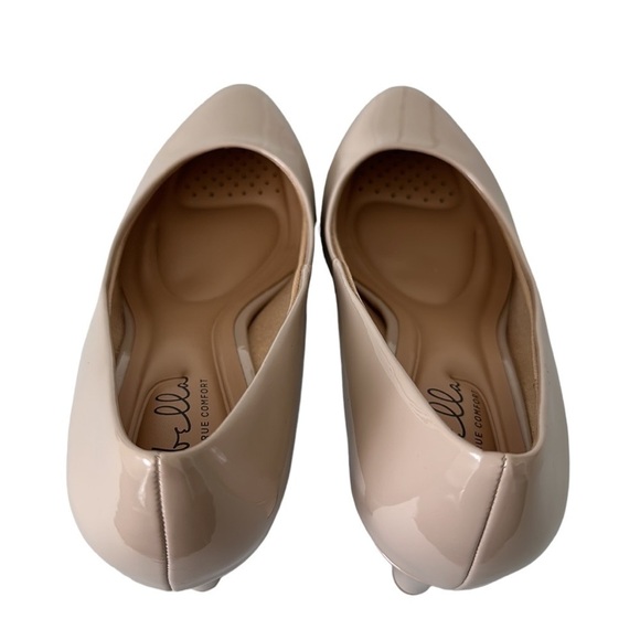 Abella Taupe Patent Leather Pumps - Size 9W - Picture 8 of 14